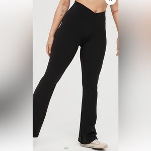 New Aerie Real Me Flare High Rise black